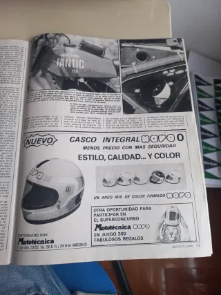 Fantic 125 Enduro Roja y Blanca