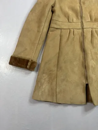 Cappotto vintage donna beige tg 16 (XS/S)