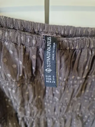 Falda tul plumeti gris