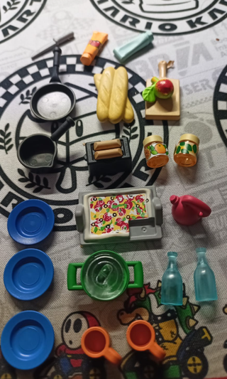 Lote Playmobil Comida Cocina