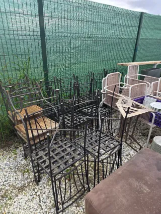 Sillas de hierro forjado