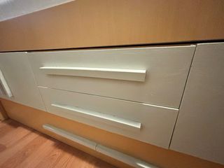 Cama nido con cajones y almacenaje