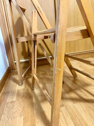 Sillas plegables de madera