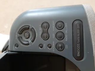 Radio CD Despertador Sony Beige/Gris