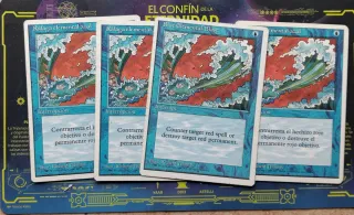Magic The Gathering: 4x Blue Elemental Blast