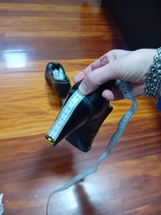 Zapatos Wonders Tacon Cuero Negro