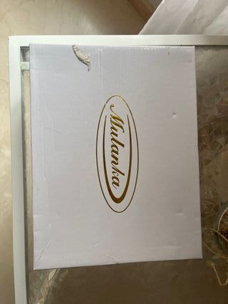 Zapatos de tacón rojos terciopelo T38