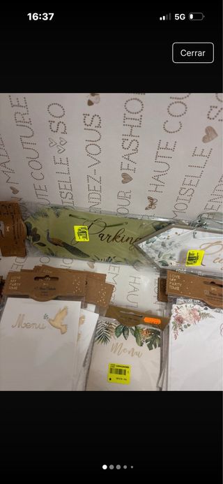 Lote decoración bodas