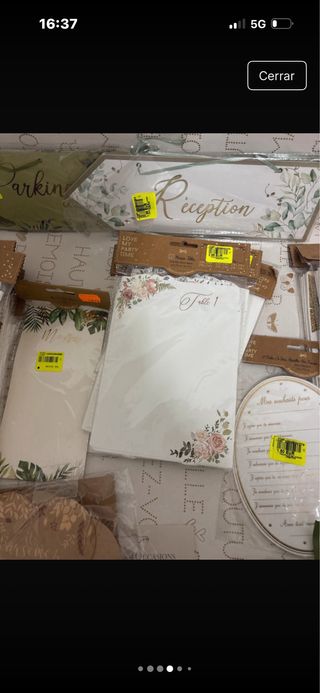 Lote decoración bodas