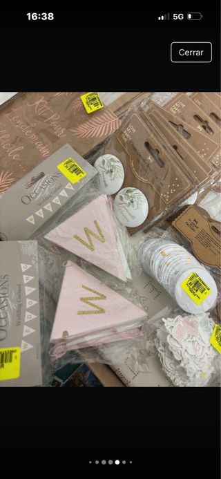 Lote decoración bodas