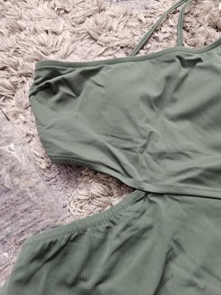 Bañador Mujer Talla M Cortado Verde