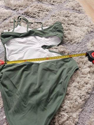 Bañador Mujer Talla M Cortado Verde