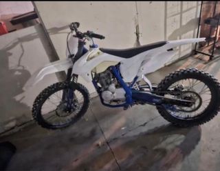 Pit speed 250cc 4t Motocross Azul/Blanco