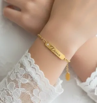 Pulsera de acero personalizada