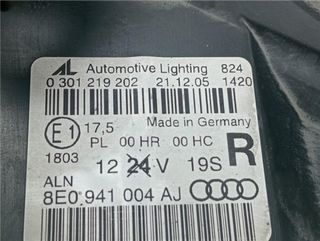 Faro Delantero Derecho Audi A4 2.0 TDI 8E