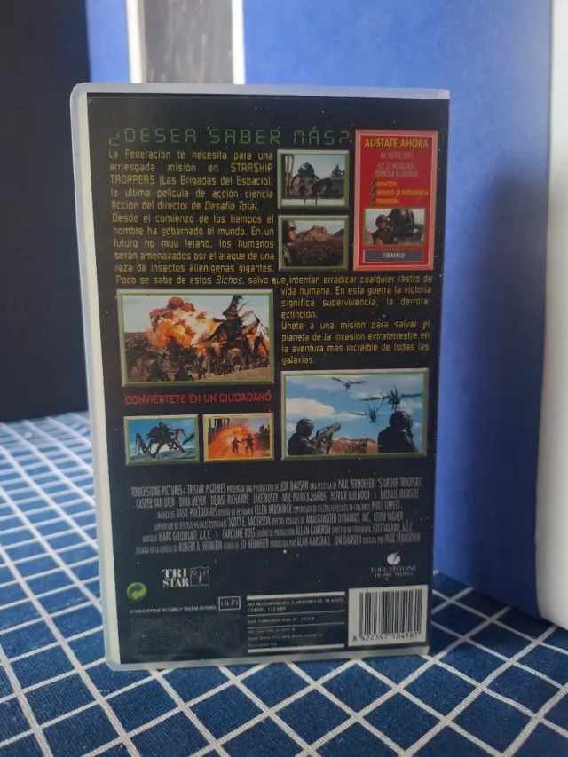 VHS STARSHIP TROOPERS ORIGINALE UFFICIALE