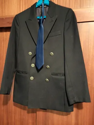 Americana niño azul marino