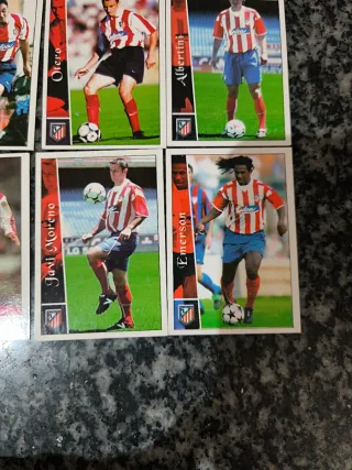 Lote cromos Atlético de Madrid Mundicromo 2003