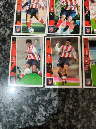 Lote cromos Atlético de Madrid Mundicromo 2003
