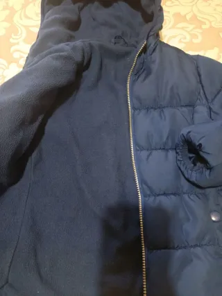 Abrigo niña azul talla 7/9 años