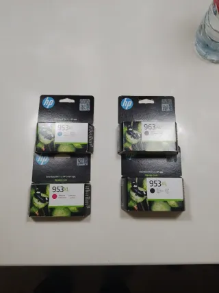 Pack 4 Tintas HP 953XL (Cian, Magenta, Amarillo, N