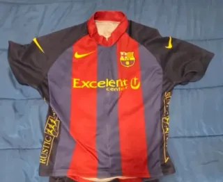 Dos maillot ciclismo FC Barcelona Nike Talla L
