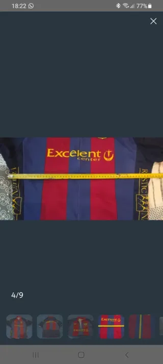 Dos maillot ciclismo FC Barcelona Nike Talla L