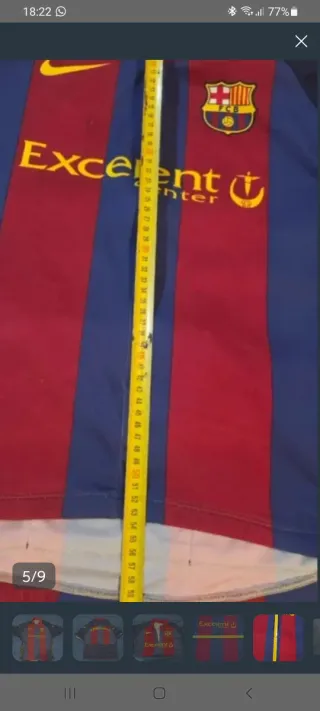 Dos maillot ciclismo FC Barcelona Nike Talla L