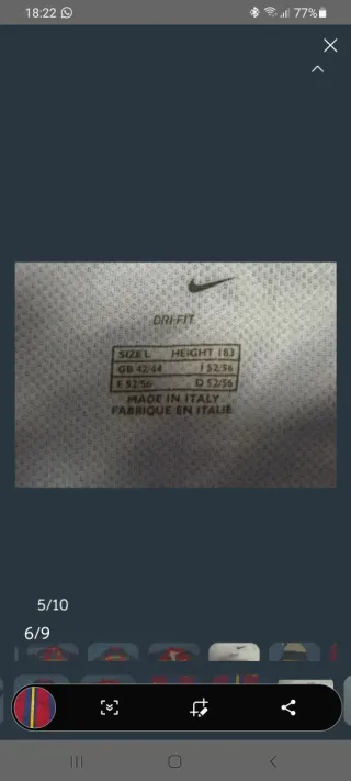 Dos maillot ciclismo FC Barcelona Nike Talla L