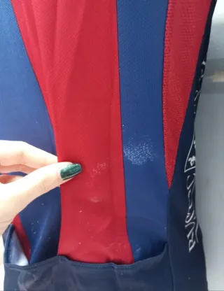 Dos maillot ciclismo FC Barcelona Nike Talla L