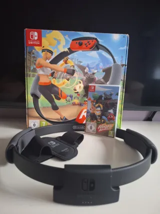 Nintendo Switch + Ring Fit Adventure + Accesorios