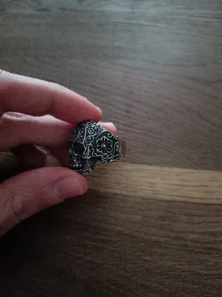 Anillo Calavera Acero Inoxidable Talla 9