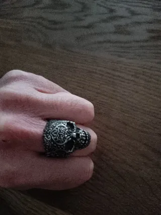 Anillo Calavera Acero Inoxidable Talla 9