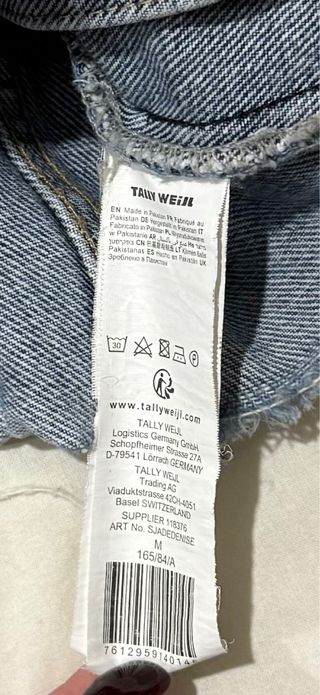 Giacca jeans TALLY WEiJL taglia S