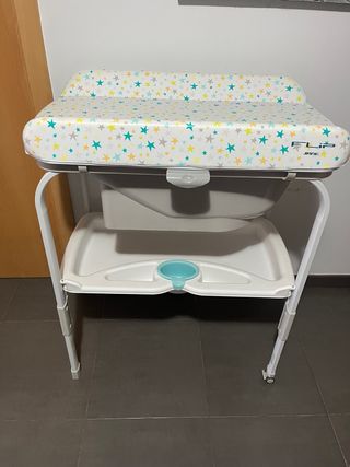 Bañera-cambiador Jane Flip con funda