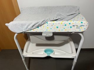 Bañera-cambiador Jane Flip con funda