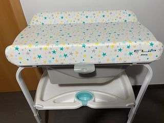 Bañera-cambiador Jane Flip con funda
