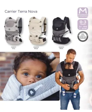Mochila Porteo Dooky Terra Nova Gris