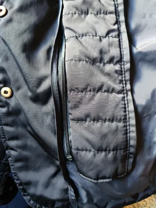 Chaqueta acolchada negra