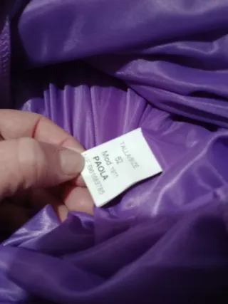 Vestido fiesta y bolso pedrería