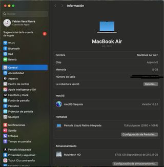 MacBook Air M2 2022 8GB