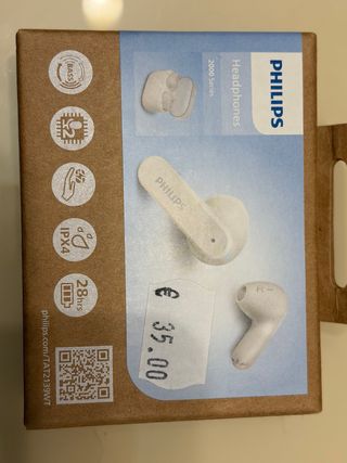 Auriculares Philips TAT2139WT Blancos Nuevos