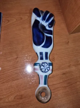 Decoración Sargadelos mano azul