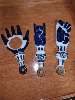 Decoración Sargadelos mano azul