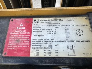 Carretilla Hyster 1.50 XL