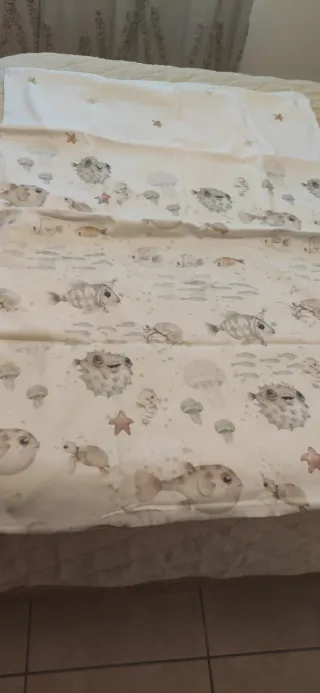 Funda Nórdica Cuna Estampado Marino
