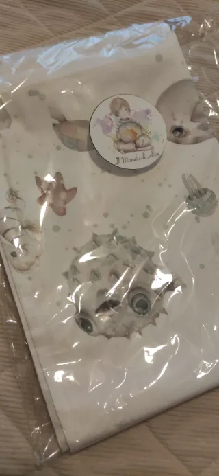 Funda Nórdica Cuna Estampado Marino