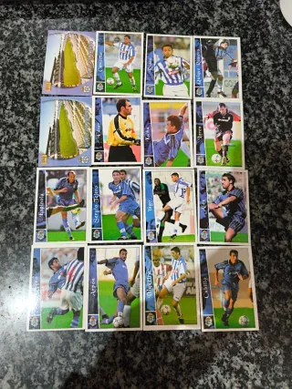 Lote Cromos Recreativo Huelva Mundicromo 2003