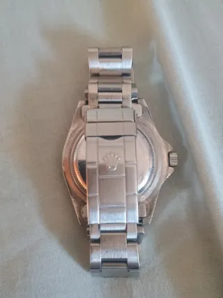 Reloj Rolex Submariner Negro y Plateado