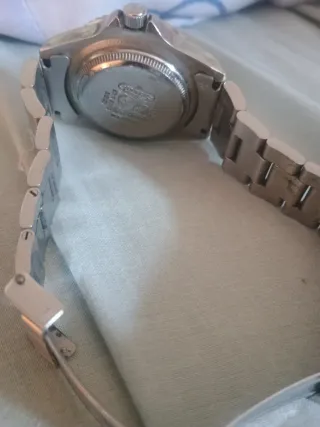 Reloj Rolex Submariner Negro y Plateado